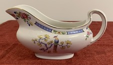 Elijah Cotton Ltd Lord Nelson Ware T’sing Gravy Boat, Birds & Flowers 