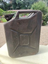 Vintage Army 20L Metal Green Fuel Jerry Can 1952 War Department