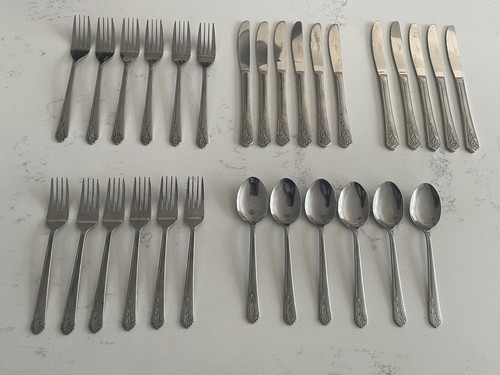 Viners floral cutlery set - 36,