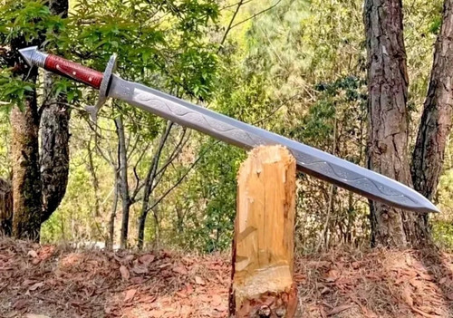 Long medieval viking sword - 34",