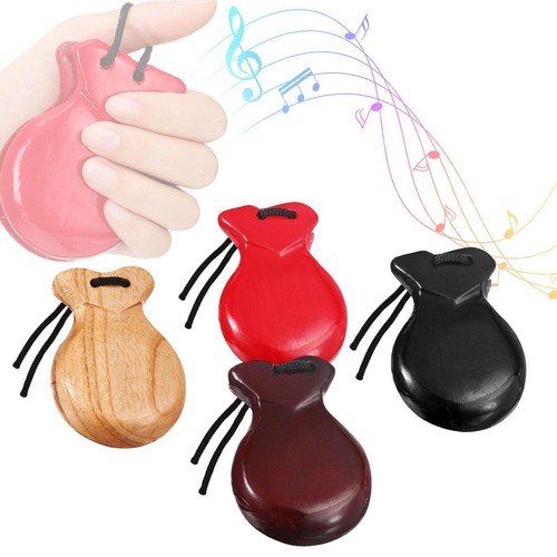 Wood spanish castanets hand - 2x,