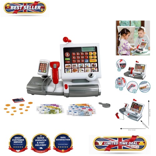 Elegant toy cash register with - toy,