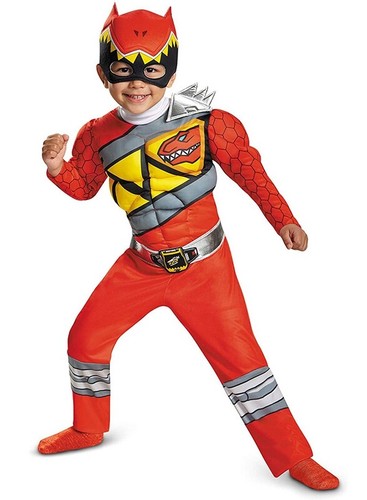 Kids power rangers costume red - kids,