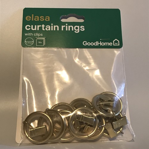Curtain rings with clips - rings, x