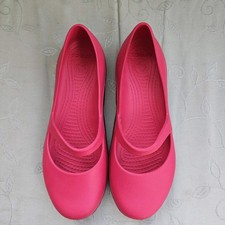 Crocs Crocband Red Mary Jane Slip On Shoes in Womens UK Size 7