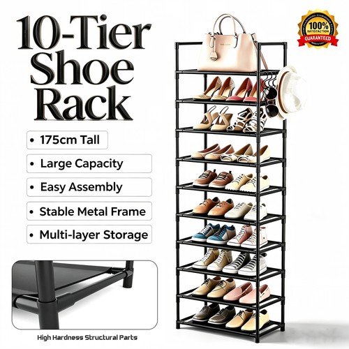 Tier vertical shoe rack - shoe,