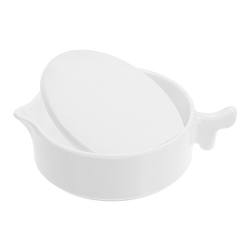 Inkstone with lid dish tray - with,