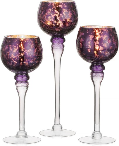 Tea light holders - tea, glass
