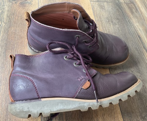 Kickers purple burgundy - kickers,