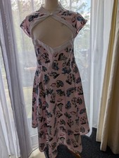 Hell Bunny Pink XL Dress Retro
