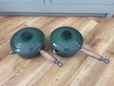2x Vintage Le Creuset 18cm