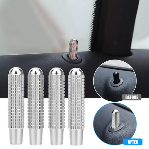 Car door lock pin knob - 4x,
