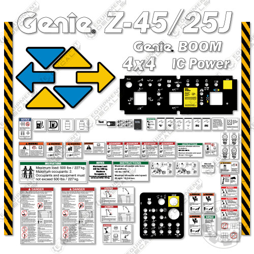 Fits genie 25j decal - fits,