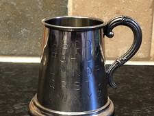 Vintage Child's Pewter Tankard