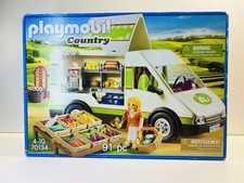 Playmobil Country 70134 Farmers Market Van Boxed And Complete