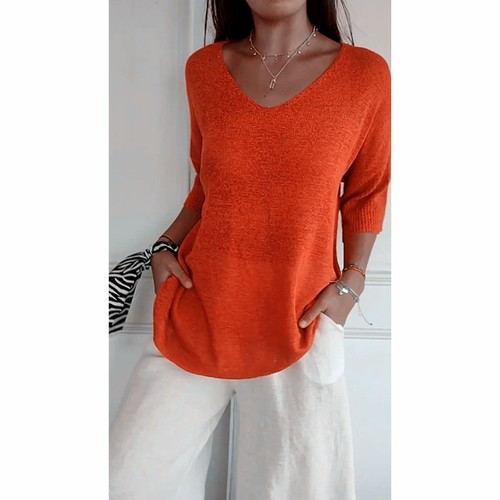 Ladies sleeves jumper - ladies,