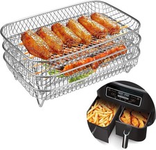 3x Rectangle Air Fryer Rack