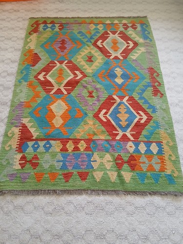 Afghan kilim rug 5 ft - afghan, x