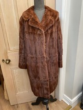 Vintage real fur coat size L