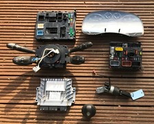 2007 PEUGEOT 307 SW 2.0 HDI Complete ECU kit HW 9663548180 9661708280 9663510180