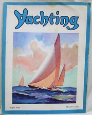 YACHTING MAGAZINE AUGUST 1938