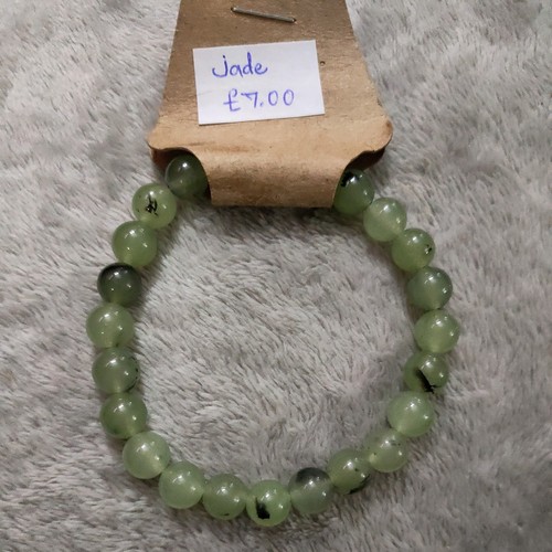 Handmade jade crystal 8mm bead - handmade,