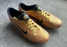 Nike Mercurial Vapor I Talaria R9 Ronaldo Gold Boots (2004) - Size uk 8.5