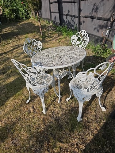 Metal cast patio - patio, french