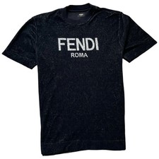 Fendi Men's Towling Logo Print