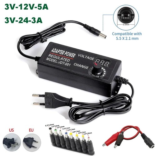 Adjustable power supply - adjustable, ac/dc