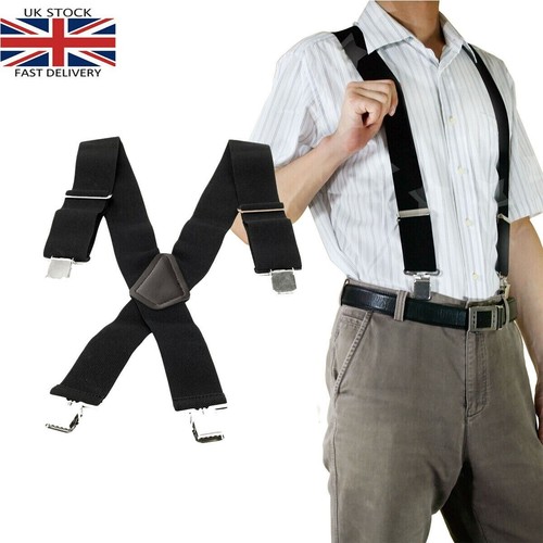 Heavy duty work trouser braces - heavy,