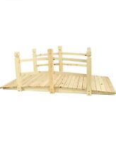 Wooden Arch Bridge With Wood