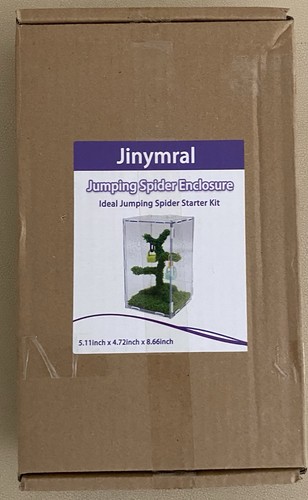 Jumping spider enclosure with - jumping,