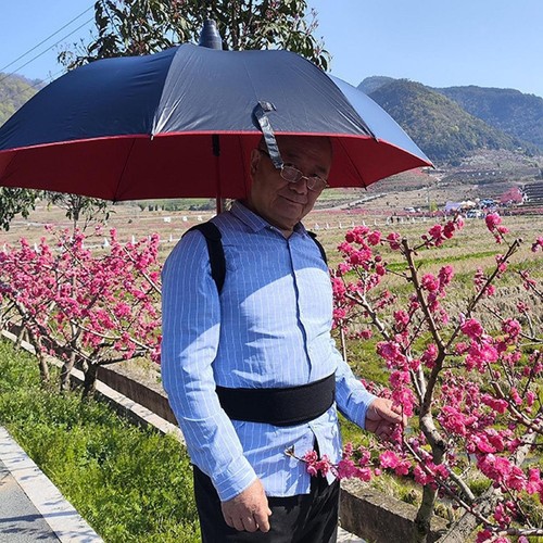 Wearable umbrella holder - umbrella,