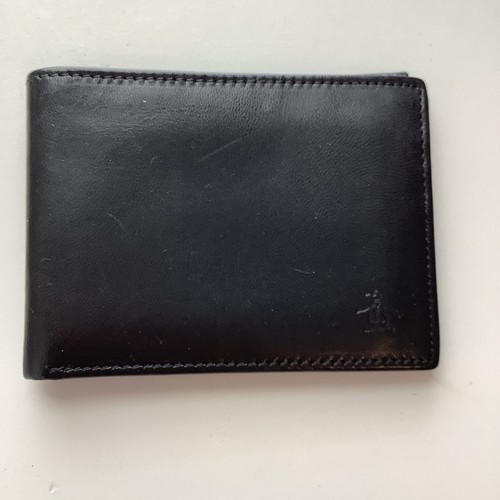 Original penguin black leather - black,
