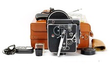 Bolex Reflex REX 2 H16 16mm Movie Camera Body + Accessories & Case No.167779