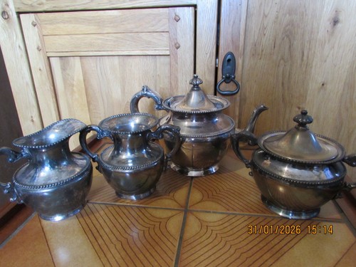 Antique silver plated - plated, tea