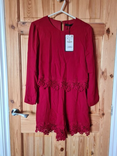 Zara playsuit red - playsuit, new