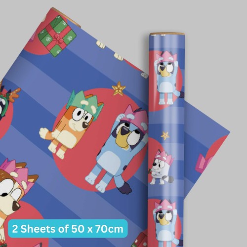 Bluey christmas wrapping paper - wrapping,