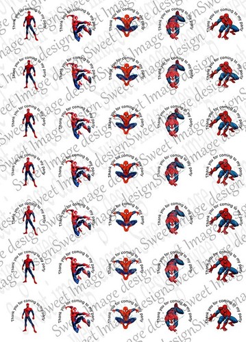 Spiderman inspired labels - inspired, ~