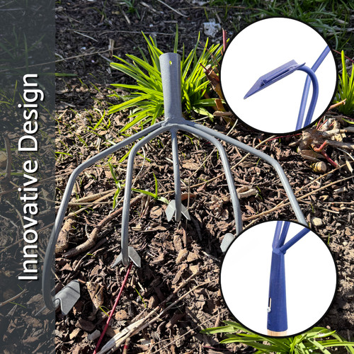 Cultivator prong hand soil - cultivator,
