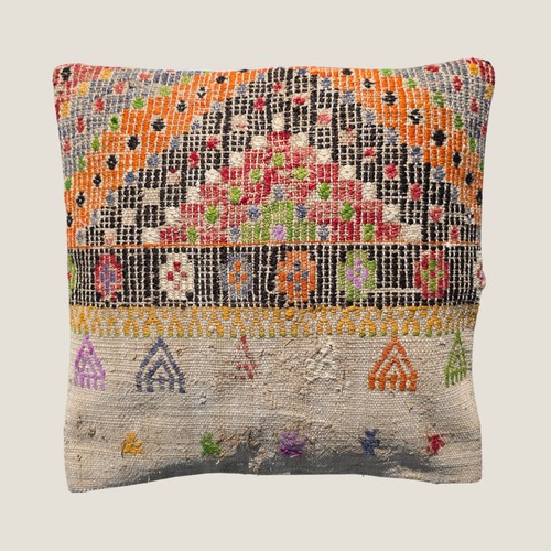 Vintage turkish kilim - kilim, cushion