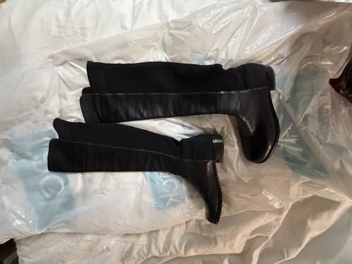 Stuart weitzman black - stuart, leather
