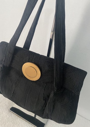 Vintage 50s corde handbag - 50s,