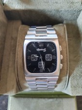 Ingersoll chrome Duo Mens Wrist Watch With Timpsons Life Time Battery Guarantee