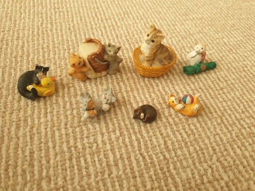Selection cat ornaments - selection, of