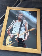 keith richards signed photo