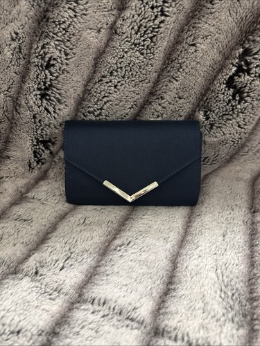 Women quiz satin clutch bag - women's,