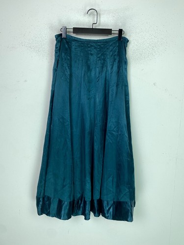 Monsoon teal plain maxi skirt - plain,