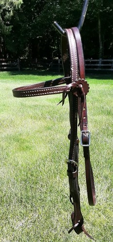 Leather brown western - leather,